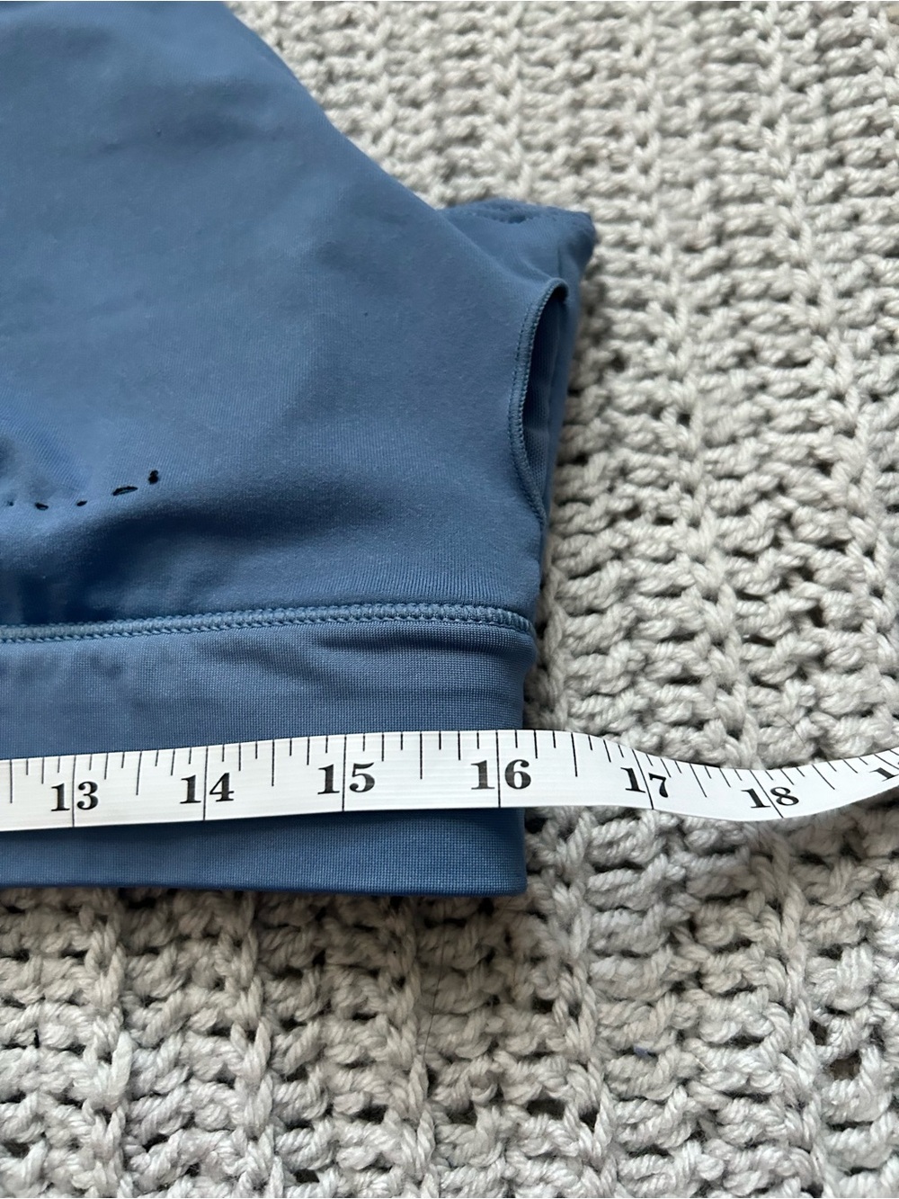 Fabletics No Bounce High Support Blue Sports Bra XL - Picture 7 of 8